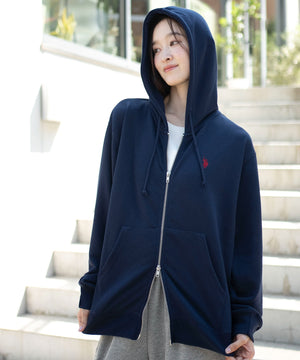 ネイビー　モデル：163cm　M着用