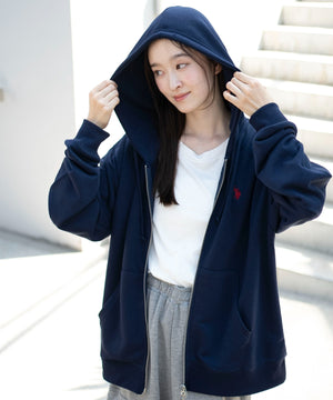 ネイビー　モデル：163cm　M着用