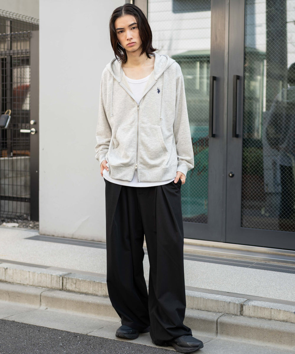 杢グレー モデル：175cm M着用