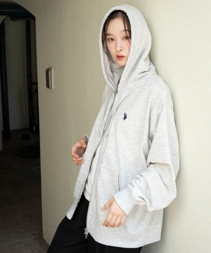 杢グレー　モデル：163cm L着用