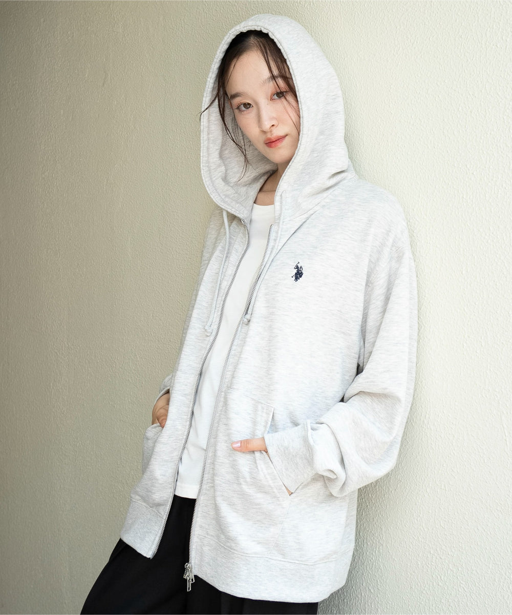 杢グレー　モデル：163cm L着用