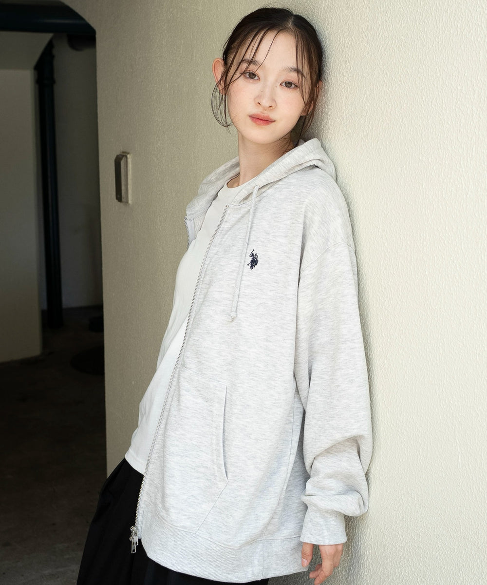 杢グレー　モデル：163cm L着用