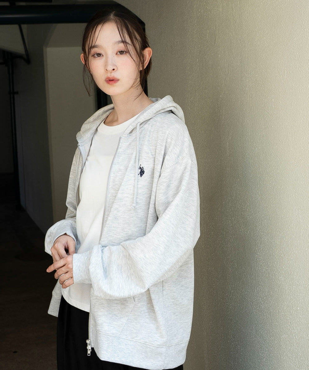 杢グレー　モデル：163cm L着用