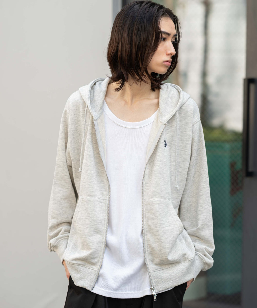 杢グレー モデル：175cm M着用