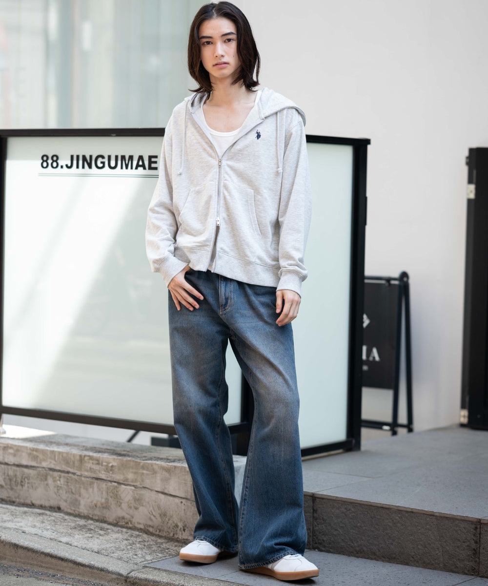 杢グレー モデル：175cm S着用