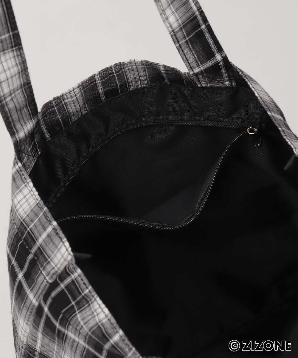 別注ZIZONEチェックトート