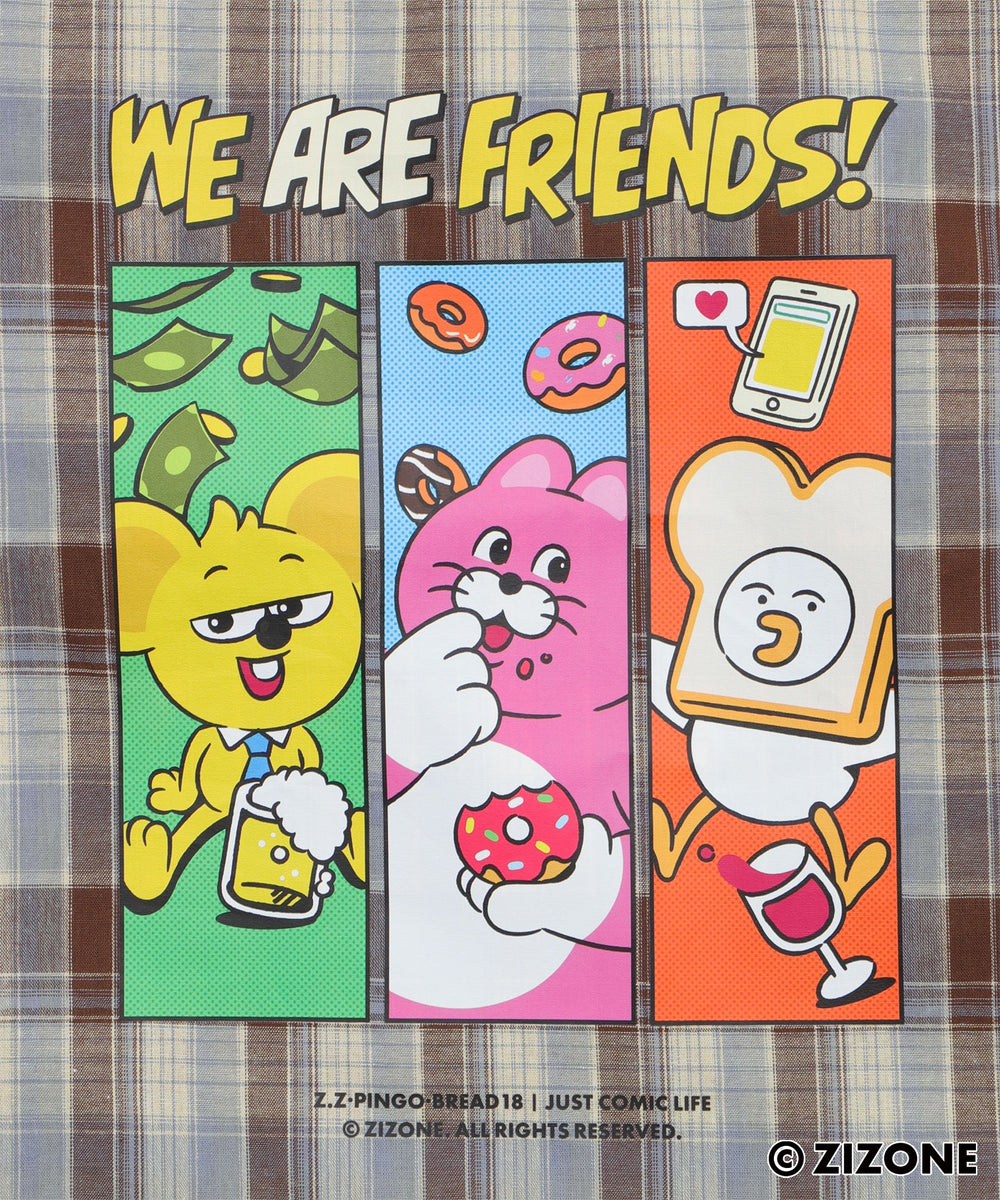 別注ZIZONEチェックトート