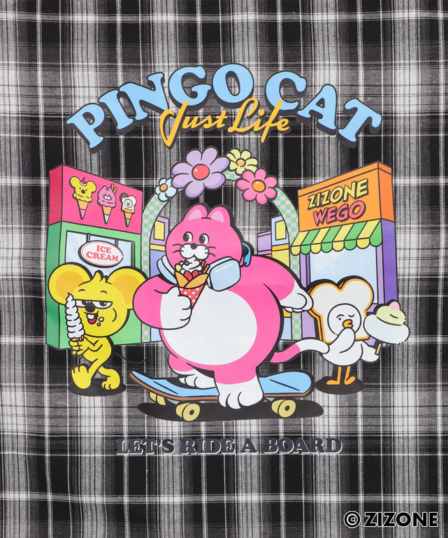 別注ZIZONEチェックトート