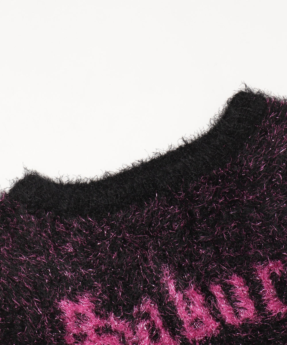 SAKURAコラボシャギーラメニット