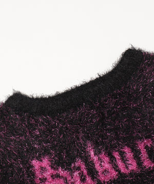 SAKURAコラボシャギーラメニット