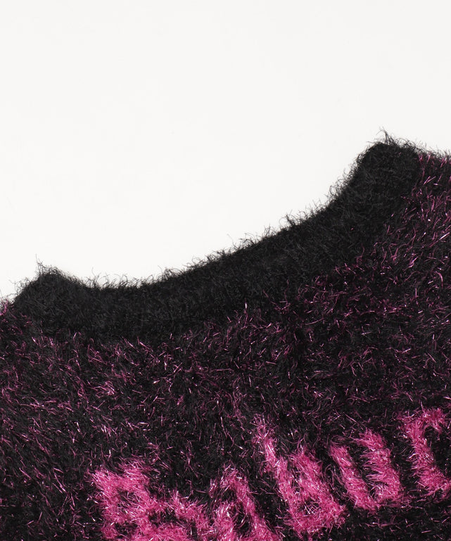 SAKURAコラボシャギーラメニット