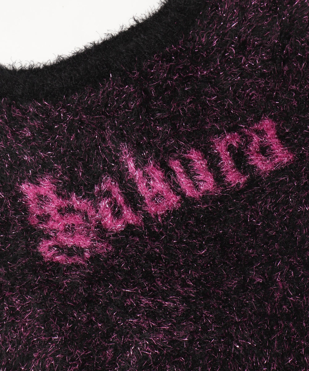 SAKURAコラボシャギーラメニット