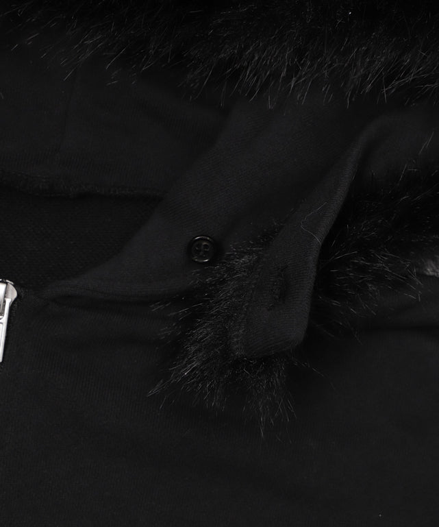 SAKURAコラボフェイクファージップパーカー