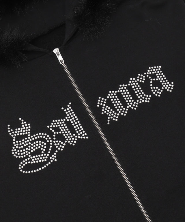 SAKURAコラボフェイクファージップパーカー