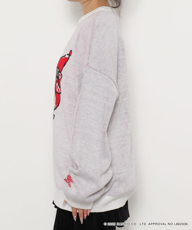 ホワイトアイボリー:モデル155cmF着用