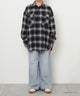 ブラックチェック1 モデル:155cm F着用