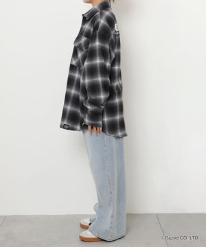 ブラックチェック1 モデル:155cm F着用