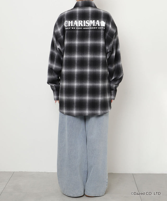 ブラックチェック1 モデル:155cm F着用