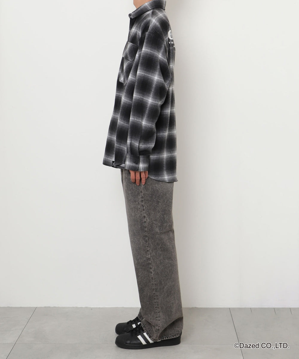 ブラックチェック1 モデル:175cm F着用