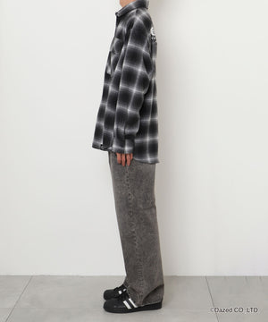 ブラックチェック1 モデル:175cm F着用