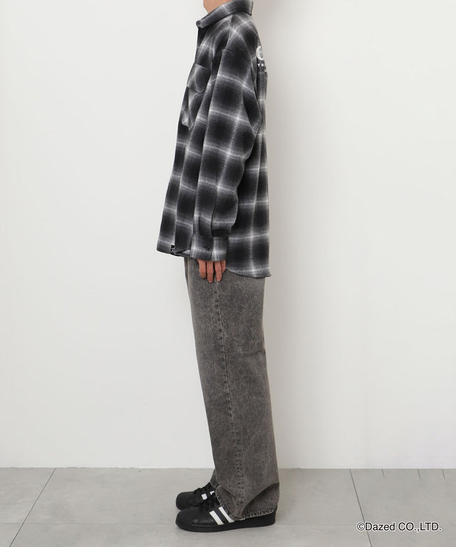 ブラックチェック1 モデル:175cm F着用