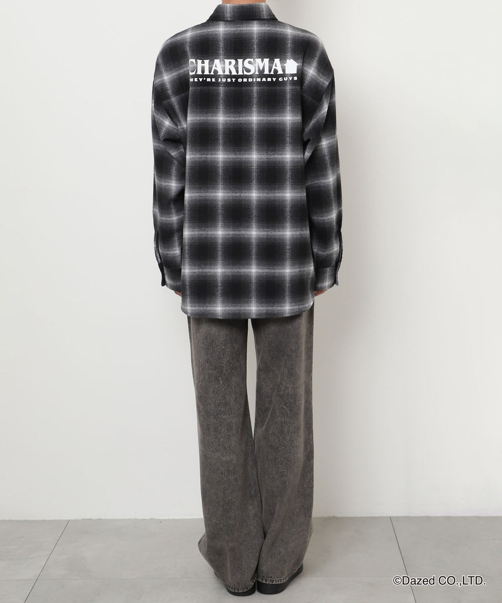 ブラックチェック1 モデル:175cm F着用