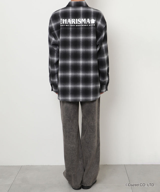 ブラックチェック1 モデル:175cm F着用