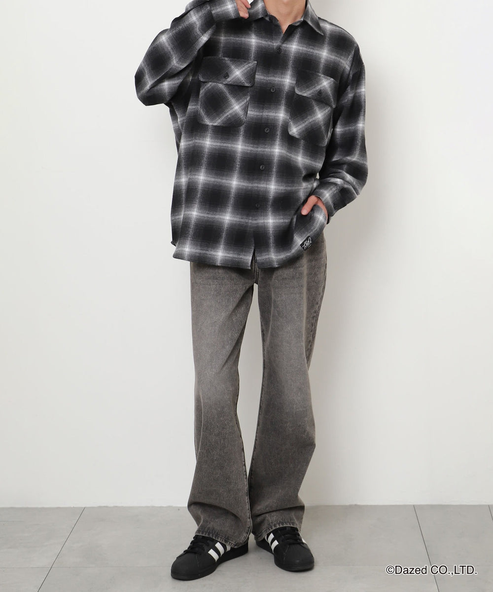 ブラックチェック1 モデル:175cm F着用