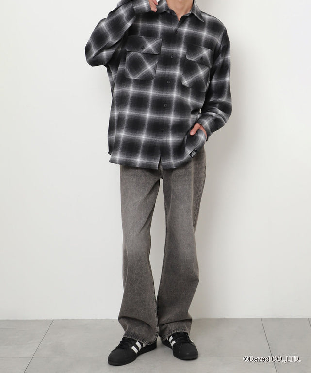 ブラックチェック1 モデル:175cm F着用