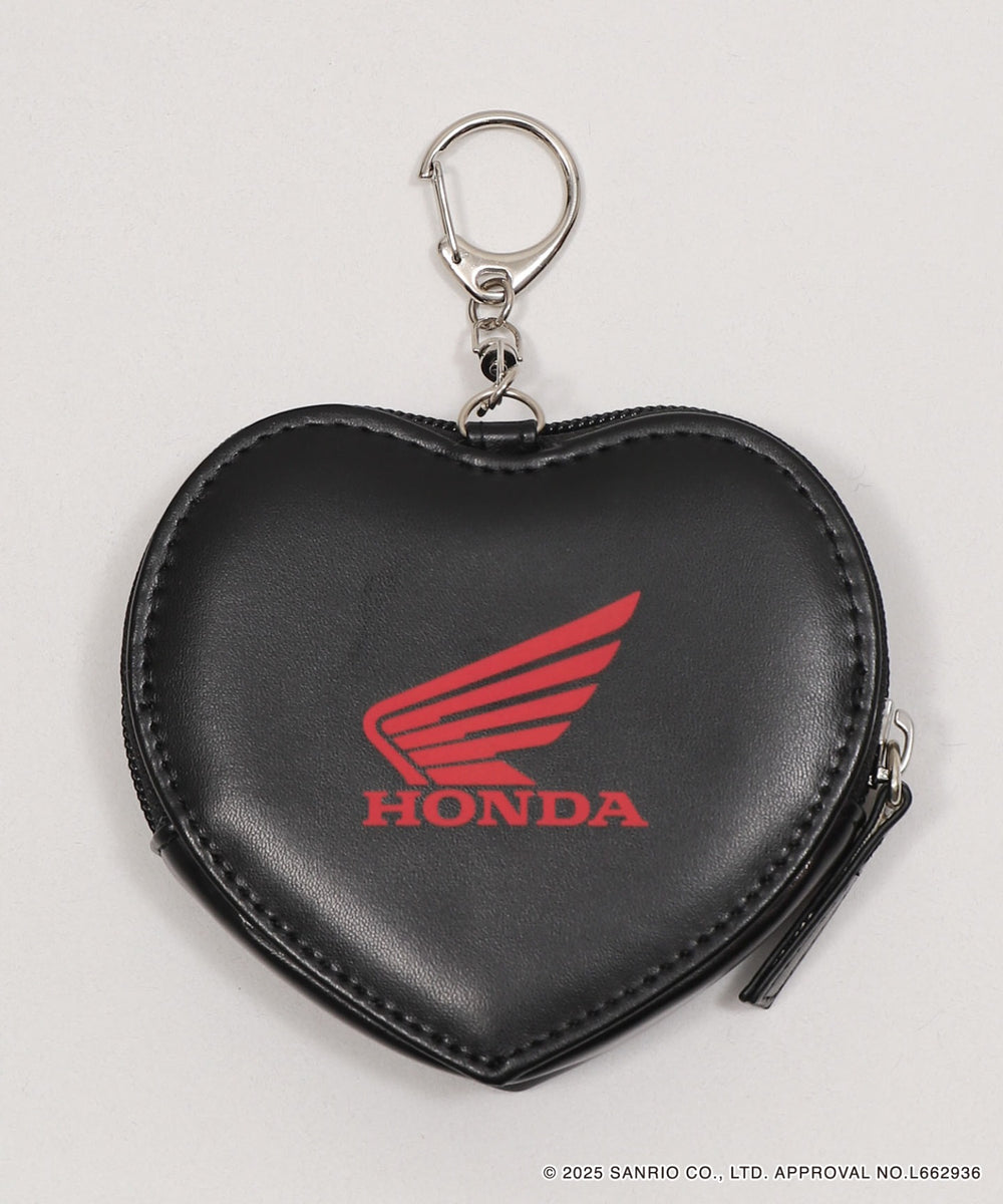 Honda×Kuromi ハートポーチキーホルダー