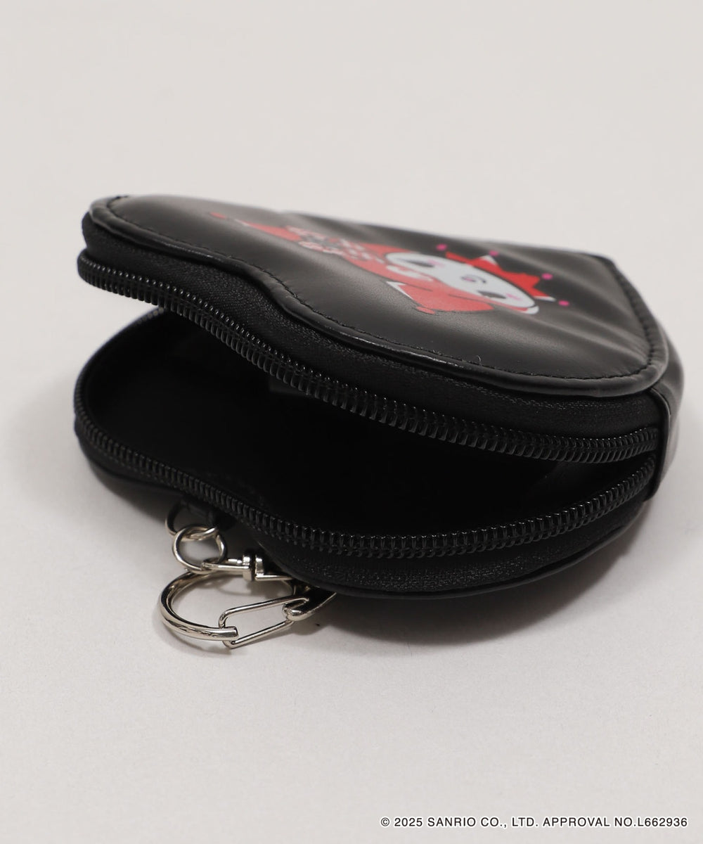 Honda×Kuromi ハートポーチキーホルダー