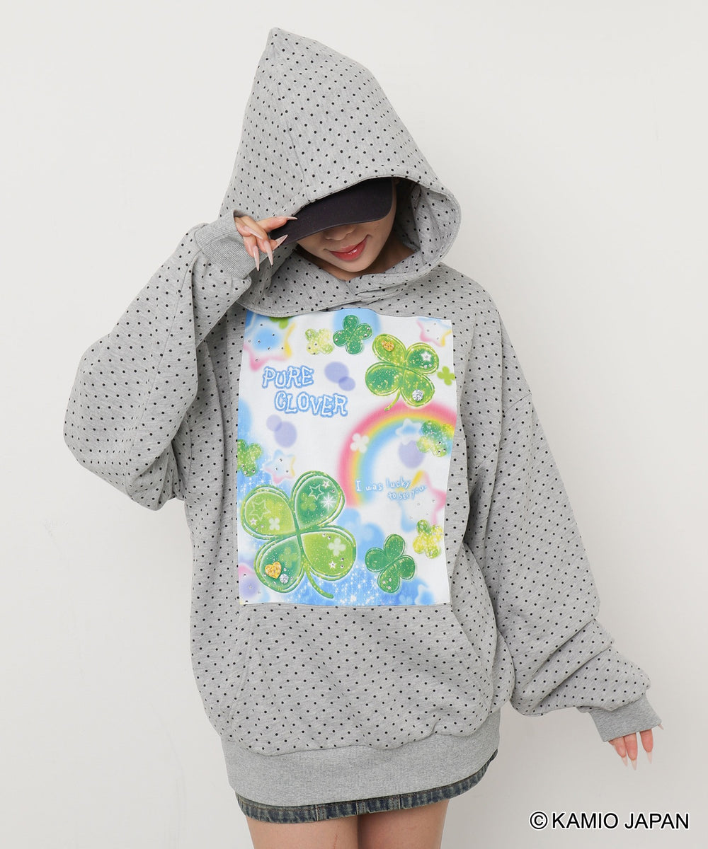 杢グレー　モデル：155cm