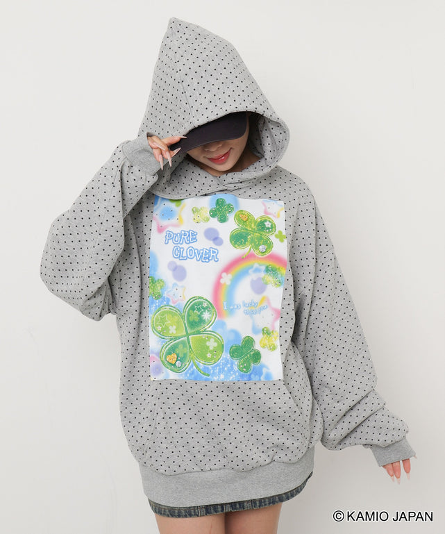 杢グレー　モデル：155cm