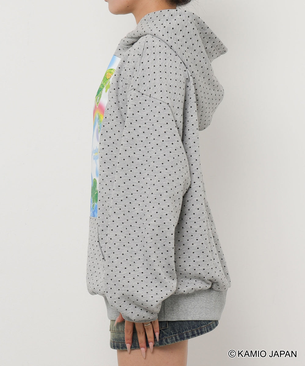 杢グレー　モデル：155cm