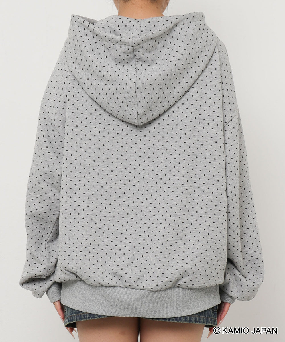 杢グレー　モデル：155cm