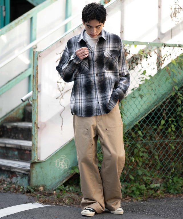 ベージュ モデル：180cm L着用