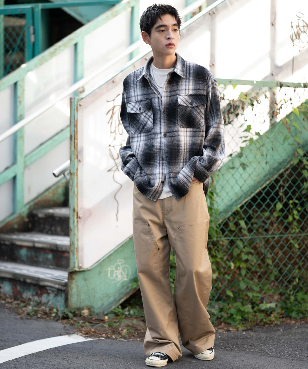 ベージュ モデル：180cm L着用