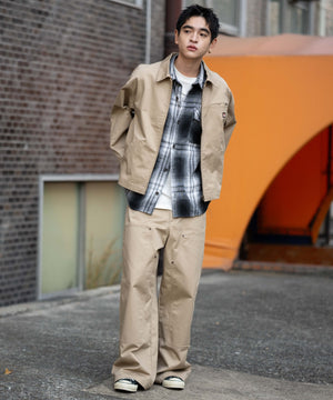 ベージュ モデル：180cm L着用