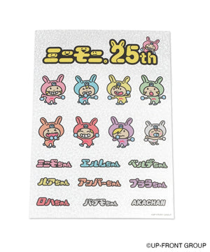 ミニモちゃん×WEGO ステッカーセット