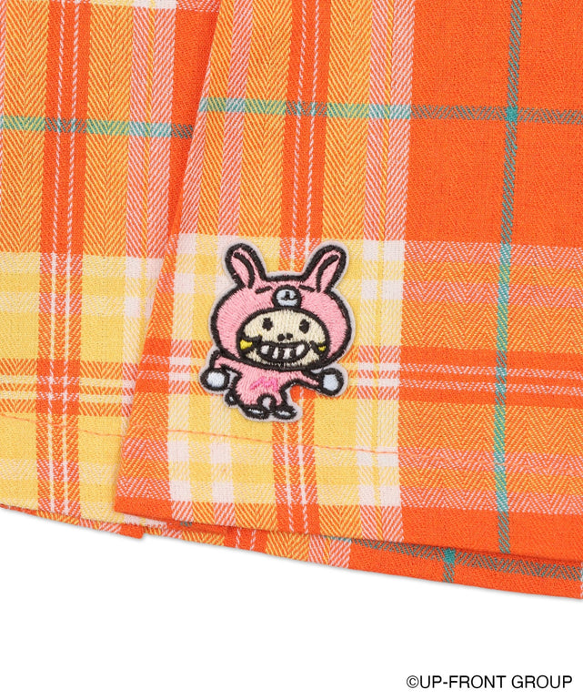 ミニモちゃん×WEGO チェックスカート