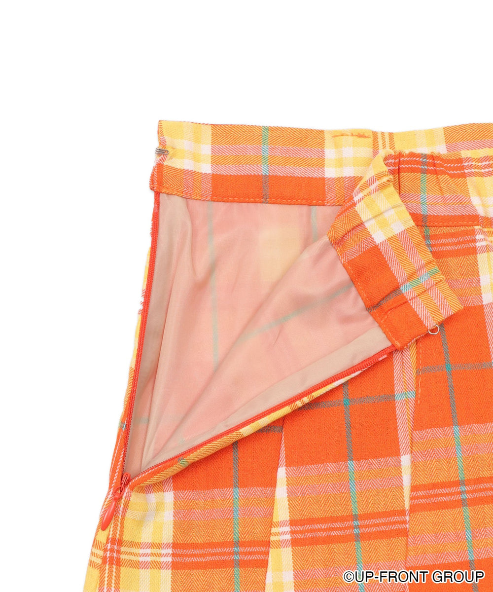 ミニモちゃん×WEGO チェックスカート