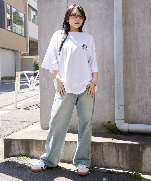 ホワイト　モデル159cm L着用