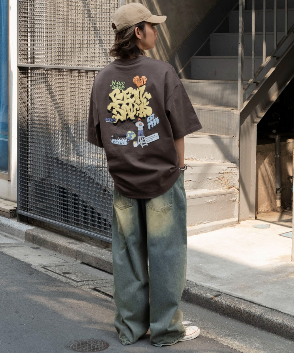 ブラウン　モデル175cm L着用