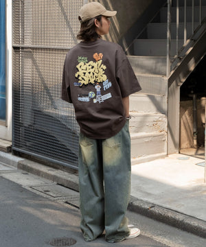 ブラウン　モデル175cm L着用