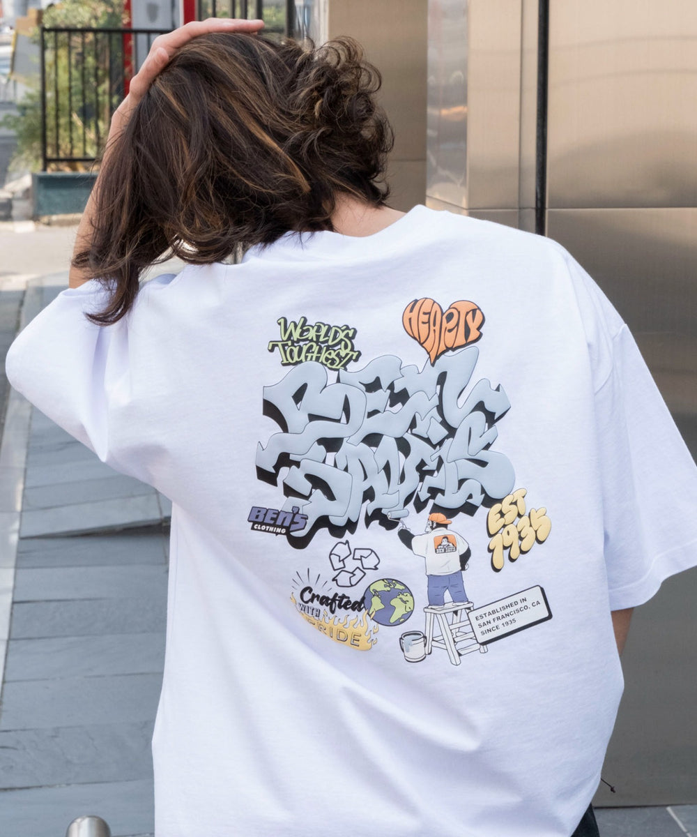 ホワイト　モデル175cm L着用