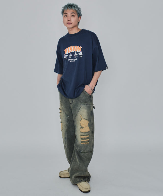 ブルー モデル：178cm L着用