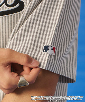 別注MLBストライプグラフィックシャツ（SS）