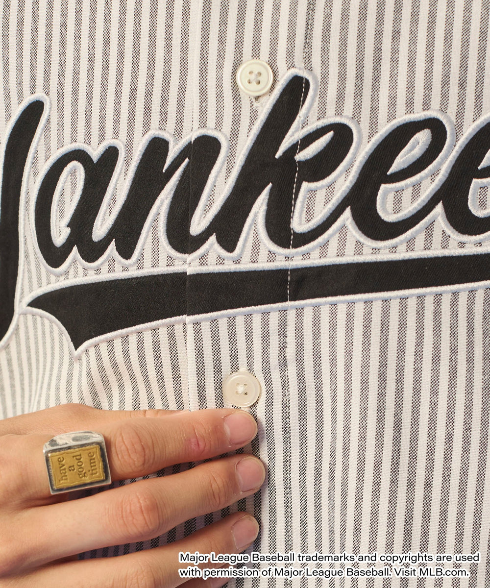 別注MLBストライプグラフィックシャツ（SS）
