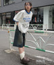 ホワイト　モデル:159cm L着用