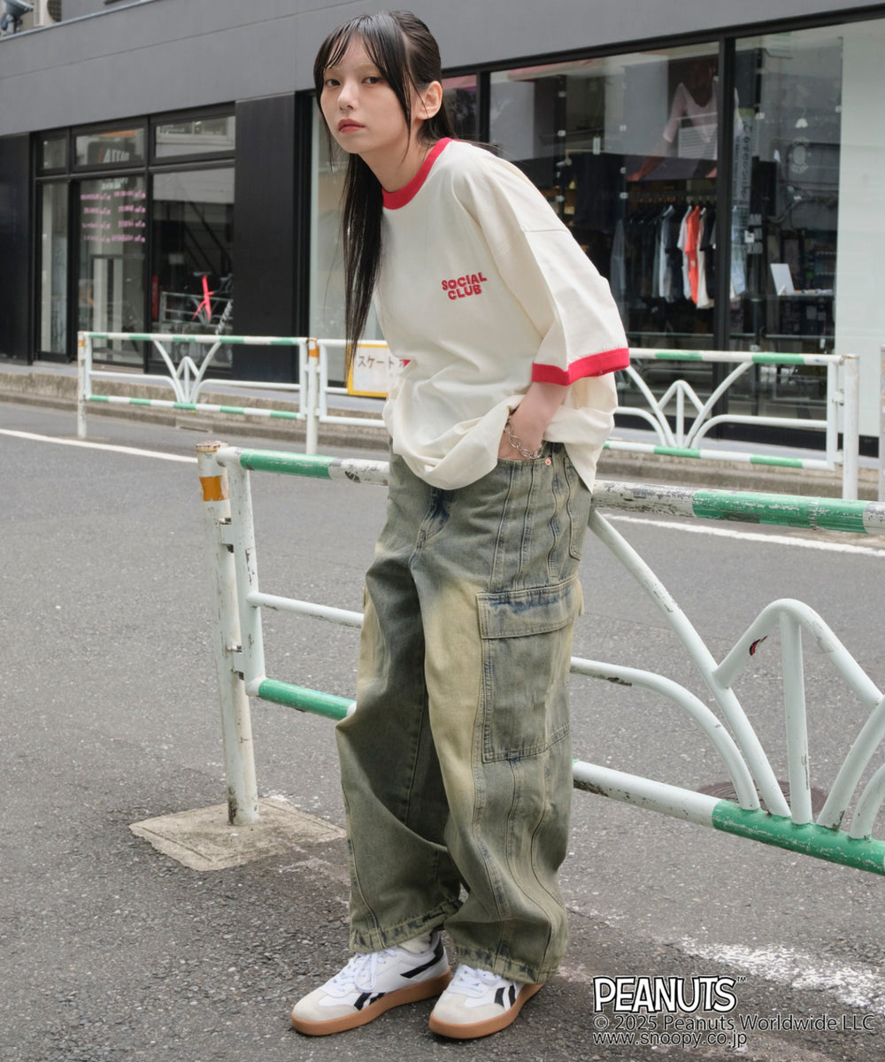 ホワイトアイボリー　モデル:159cm M着用